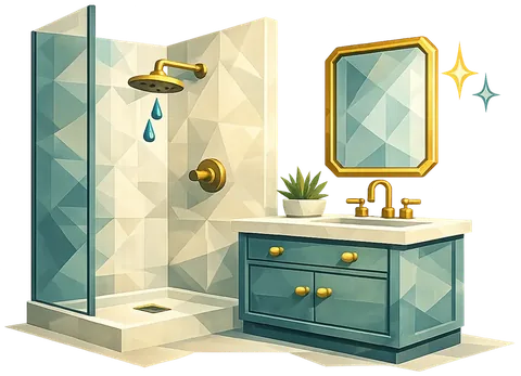 Bathroom Remodeling illustration