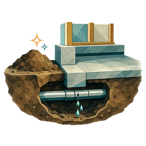 Slab Leak Repair illustration