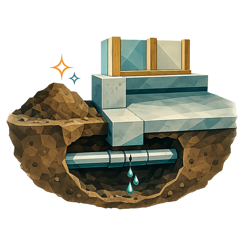 Slab Leak Repair illustration
