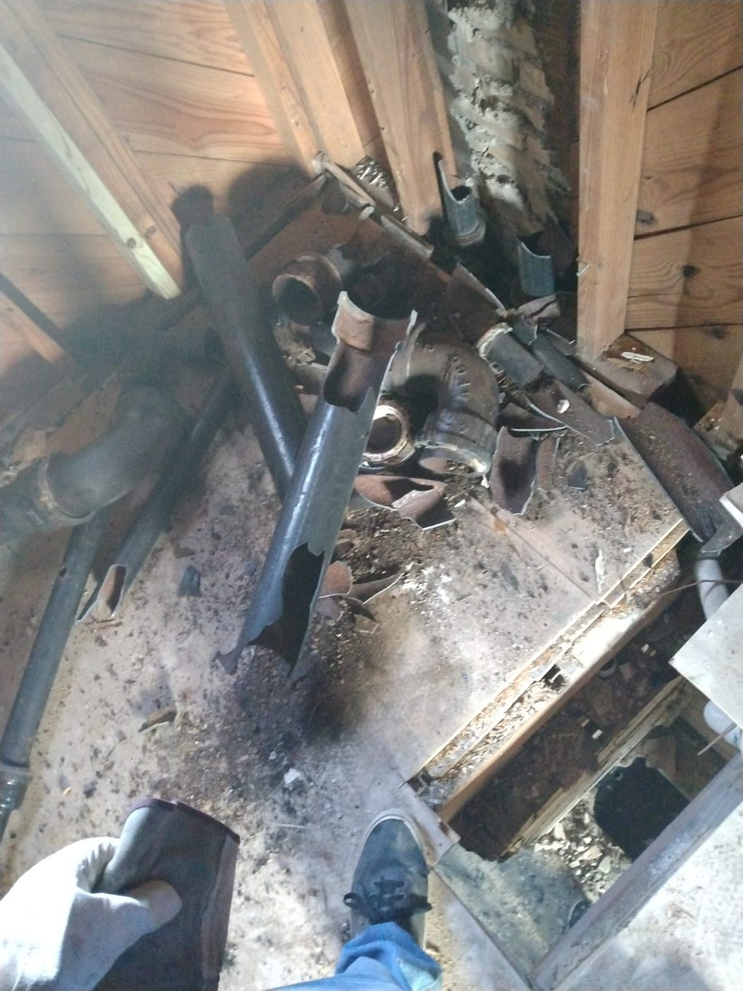 Gas line replacement