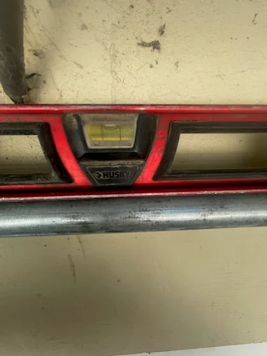 Checked with the level