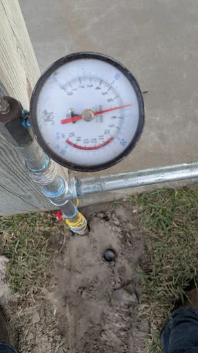 Pressure test — holding steady