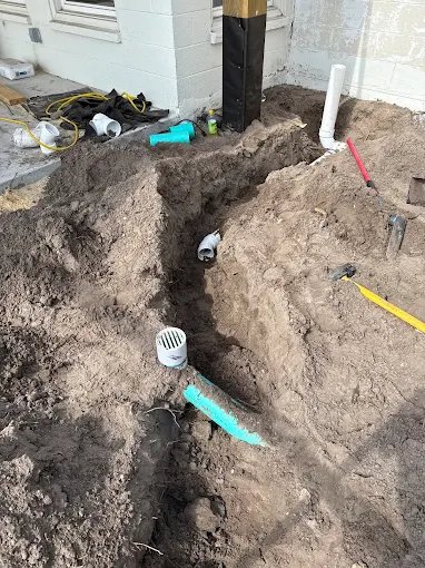 Sewer line replacement