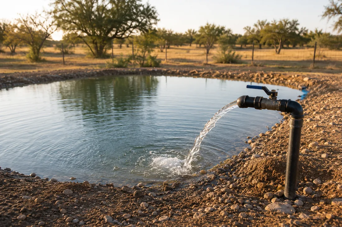 Stock-Pond Fill Systems — Venture Plumbing, Rockport TX