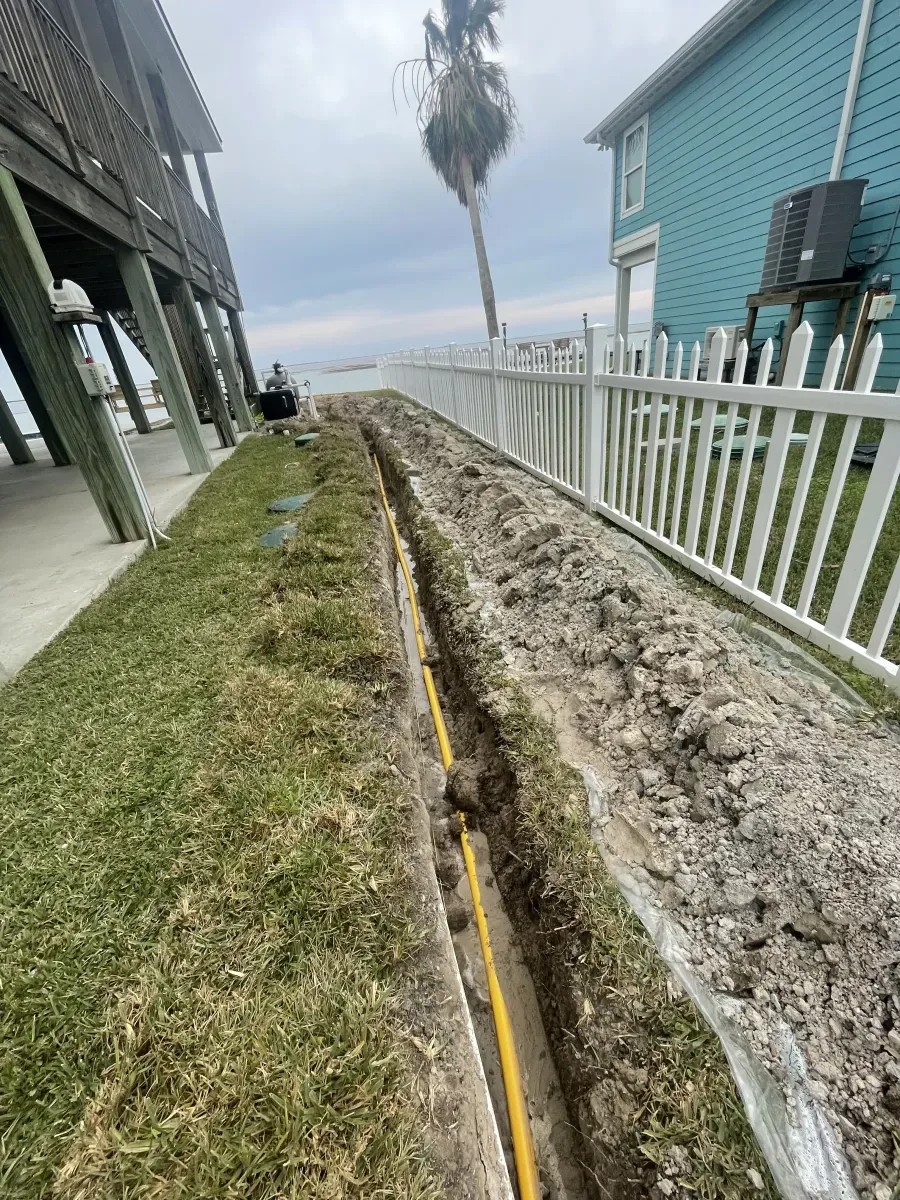 New line trench — Rockport