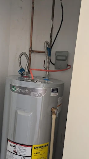 Electric water heater install